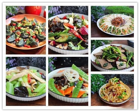 年夜饭凉拌菜先上桌，8道凉拌菜，爽口解腻，比大鱼大肉受欢迎