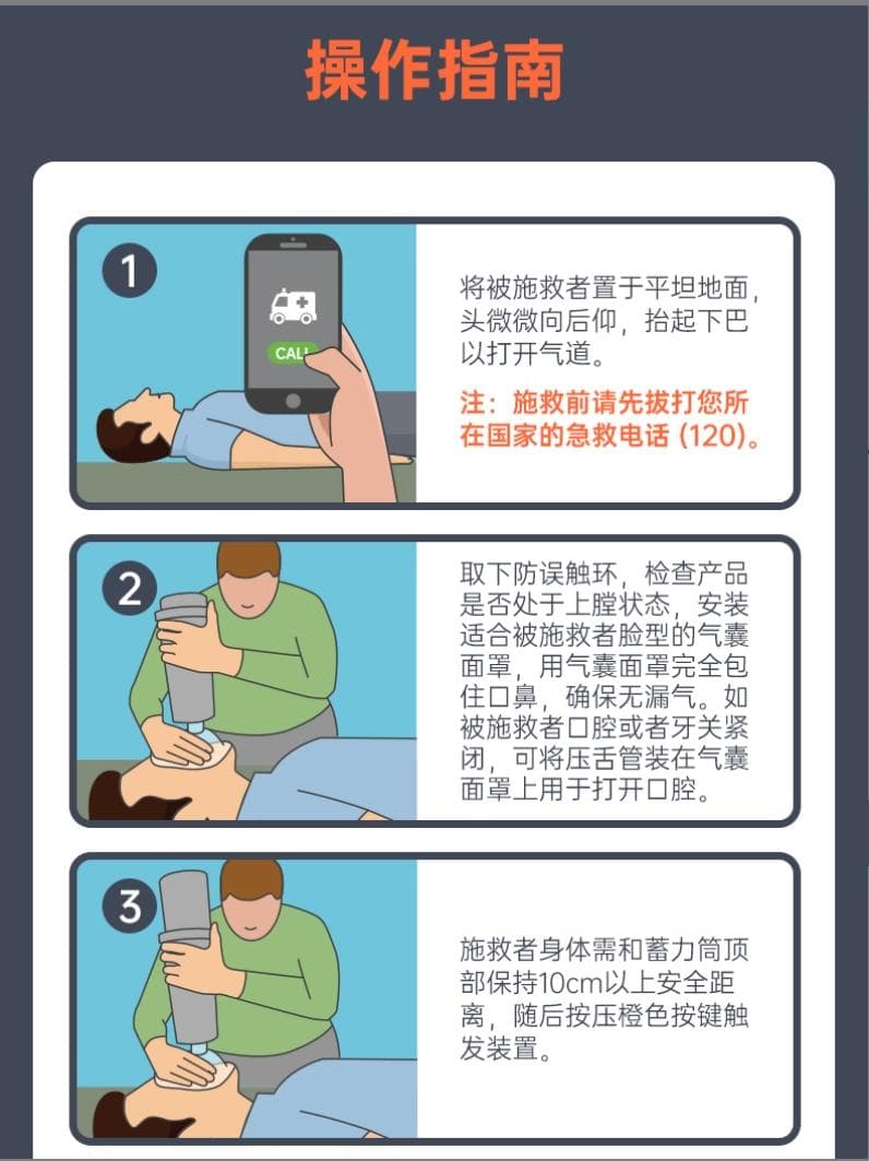 海姆立克防噎仪的使用