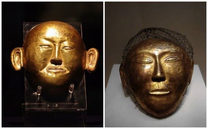 陈国公主和驸马的黄金面具