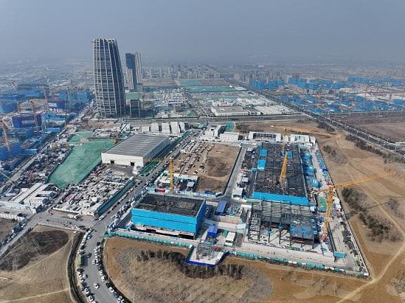河北雄安新区高质量建设的春日律动