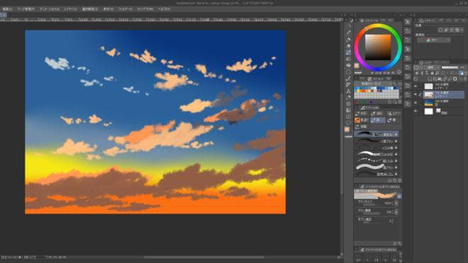 夕阳日落怎么画？简单晚霞描绘方法详解