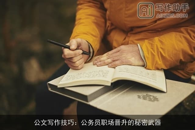 公文写作技巧：公务员职场晋升的秘密武器