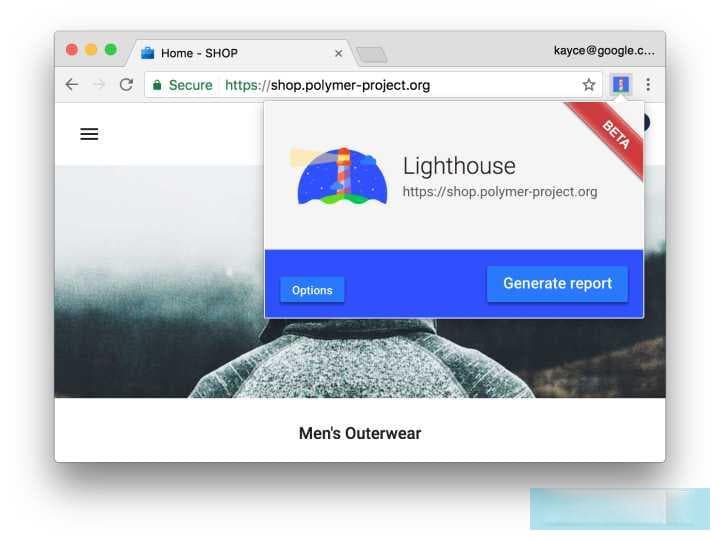 网页性能测评工具lighthouse的使用