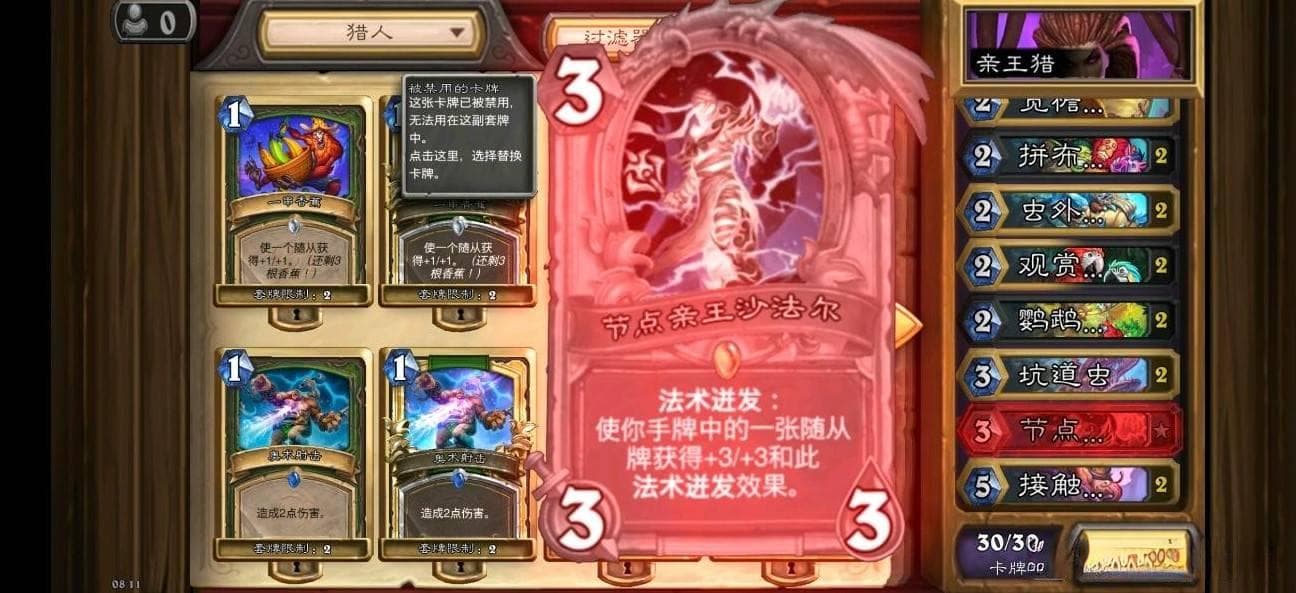 炉石传说迷你包星舰萨卡组构筑攻略及分享