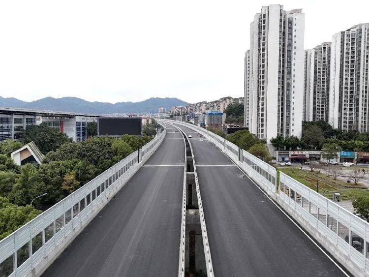 茶惠大道一标段桥梁主体结构全部完成 预计今年4月底达到通车条件