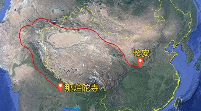 唐玄奘去印度取经，为什么要舍近求远、绕了近三倍远的路？