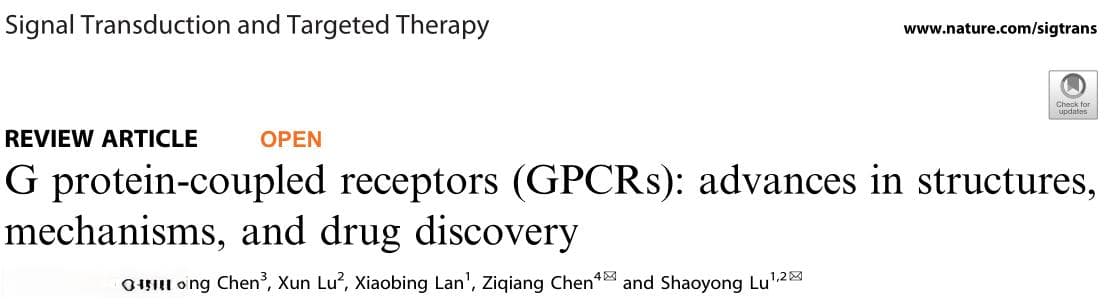 G蛋白偶联受体（GPCR）：结构、机制和药物发现的最新进展