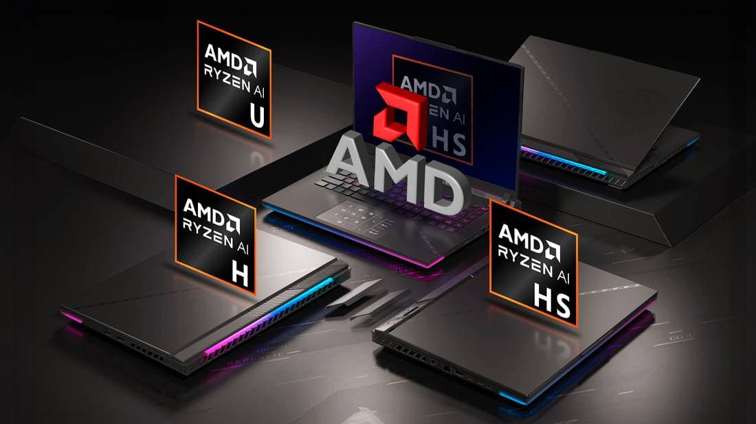 AMD Ryzen U、H、HS、HX 笔记本电脑 CPU 对比有何区别？