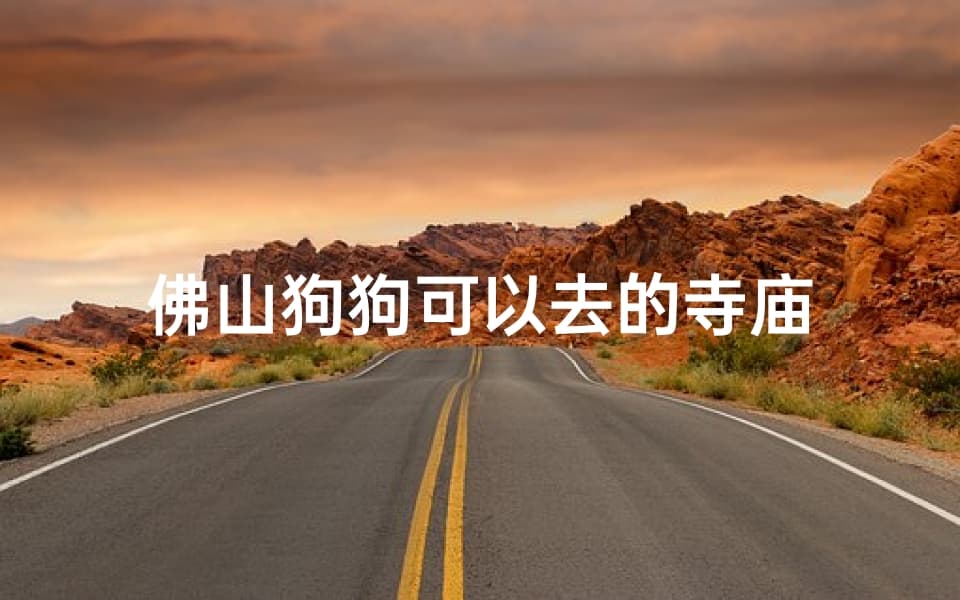 佛山狗狗可以去的寺庙