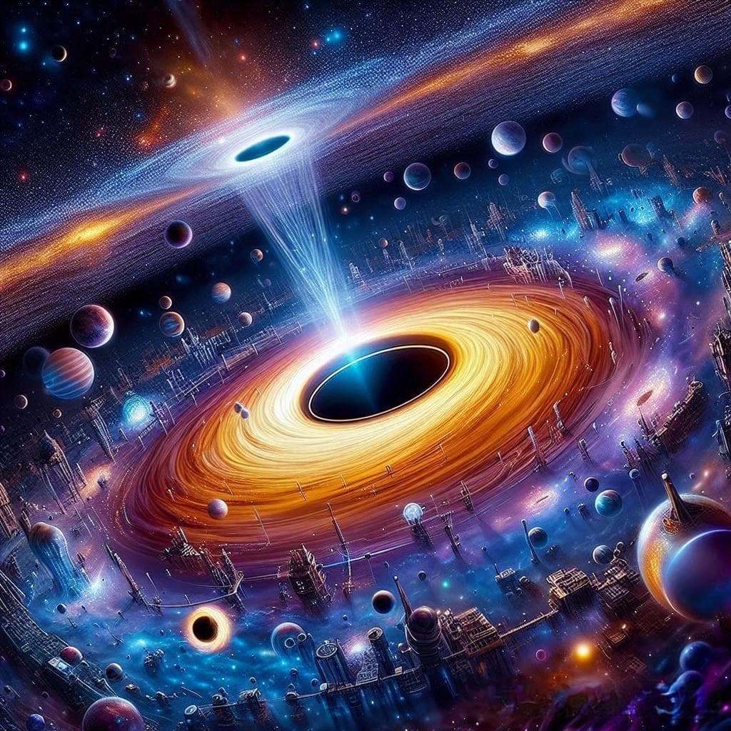 宇宙奥秘：黑洞与白洞的终极探秘