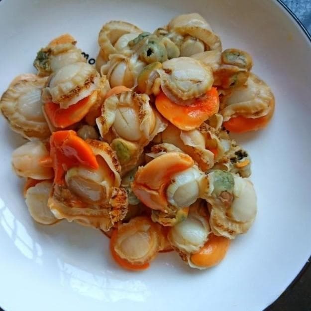 小炒扇贝，鲜美下饭家常菜！