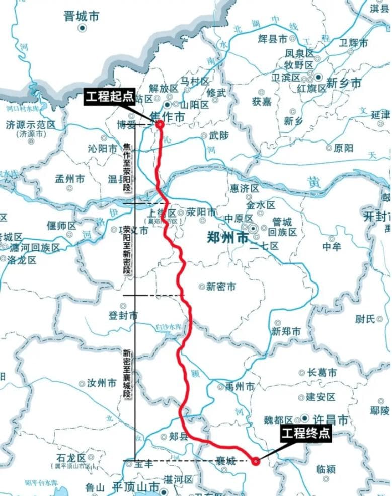 乘风破浪，河南焦作至平顶山高速火热建设中，一条南北向大动脉