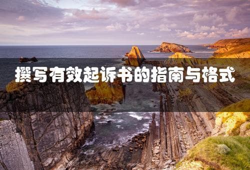 撰写有效起诉书的指南与格式要点