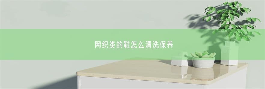 网织类的鞋怎么清洗保养