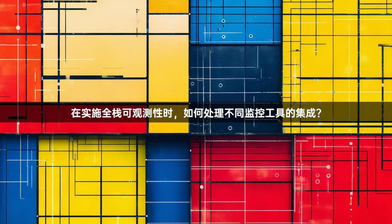 在实施全栈可观测性时，如何处理不同监控工具的集成？