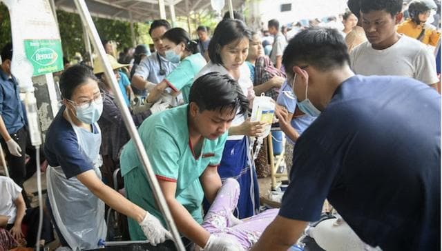 缅甸地震已致超50死300伤，91岁龄阿瓦大桥坍塌