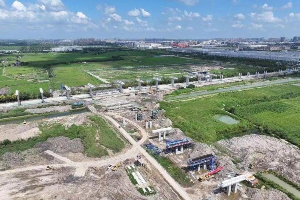 部分结构年底完成！嘉兴机场配套交通工程建设加速