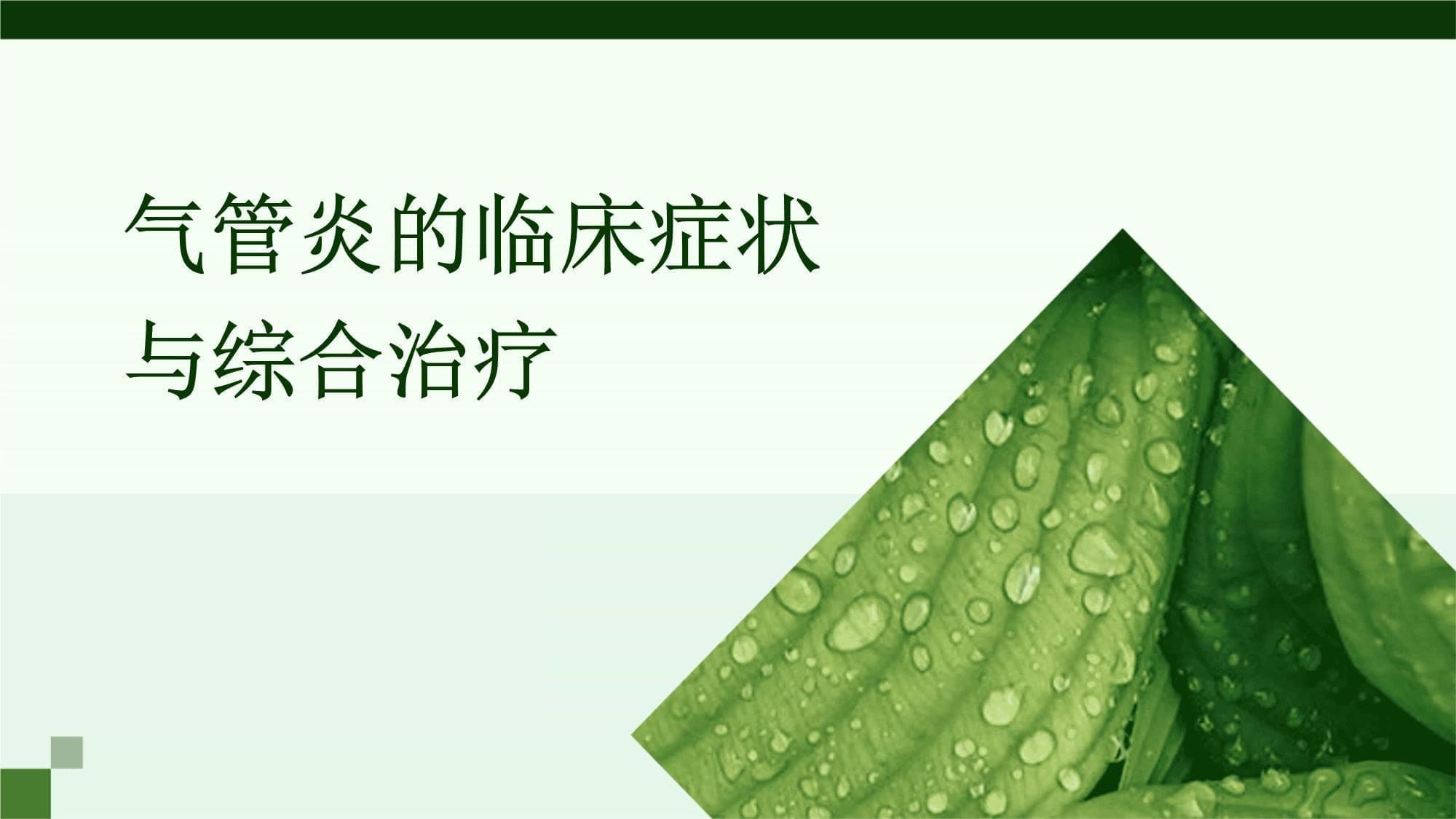气管炎诊疗与康复：从症状识别到生活调适