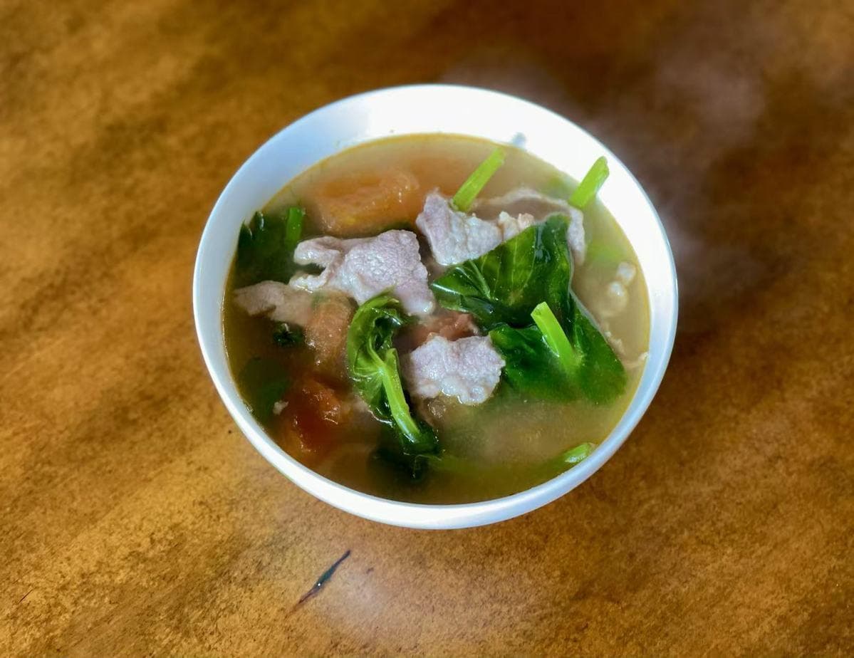 美食DIY｜豌豆尖滑肉汤 寒冬暖胃 清新抚慰