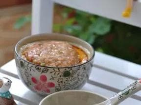 肉末蒸鹅蛋羹