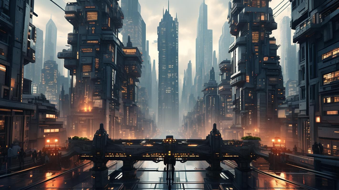 赛博朋克图片：探索未来都市的暗黑美学