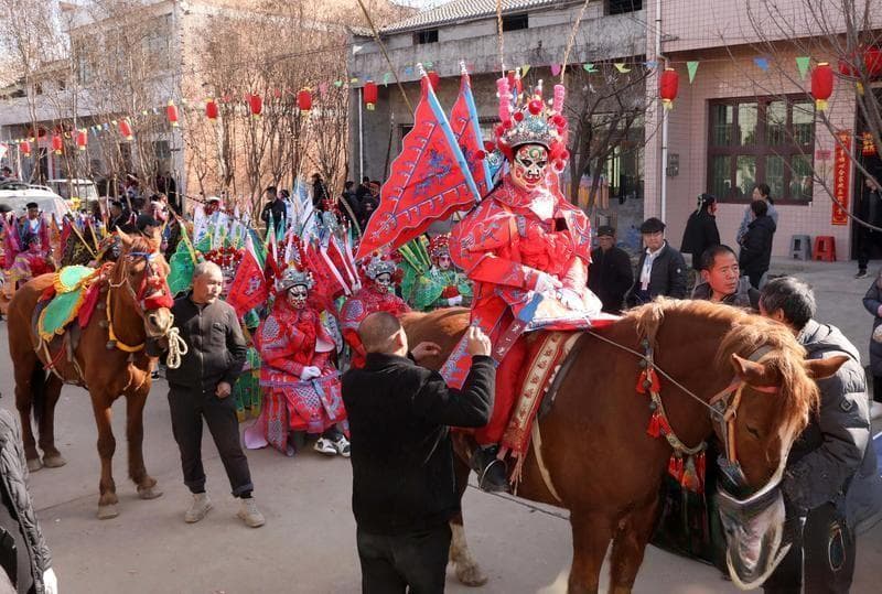 文化中国行丨周至马社火