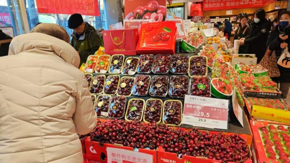 全国统一大市场降低物流成本  车厘子价格“腰斩”