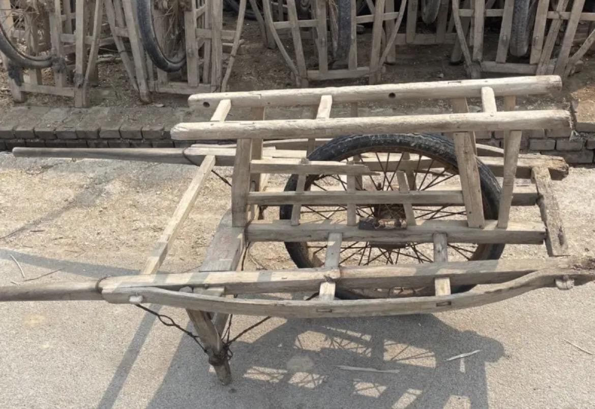 静宁果农王恩科：一起认识传统农具（独轮推车）