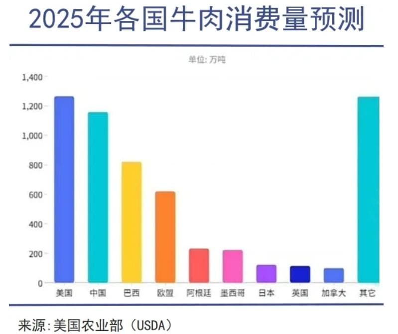 中国牛肉市场供需两旺：进口持续增长，价格回落至五年新低