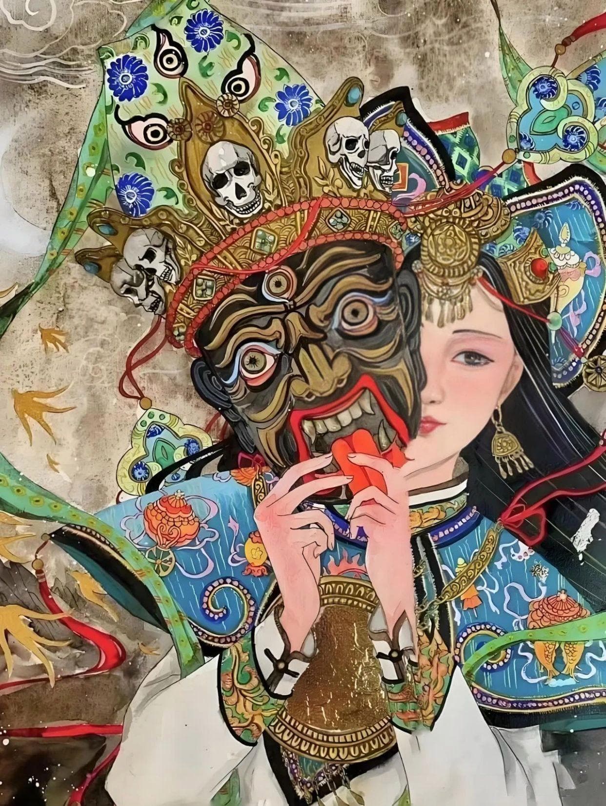藏族女财神：扎基拉姆的神秘起源与传说