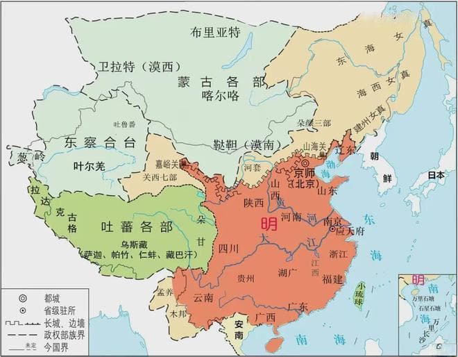 清朝比明朝的版图大了多少？从地图看清朝版图扩张