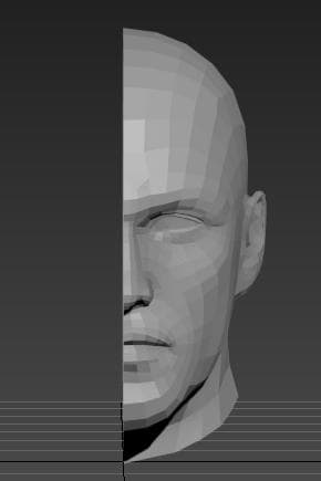 3ds Max UV展开和BP贴图绘制详解：以男性头部模型为例