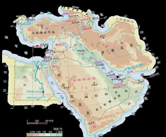 中东地理知识详解：从叙利亚地理位置到五海三洲之地