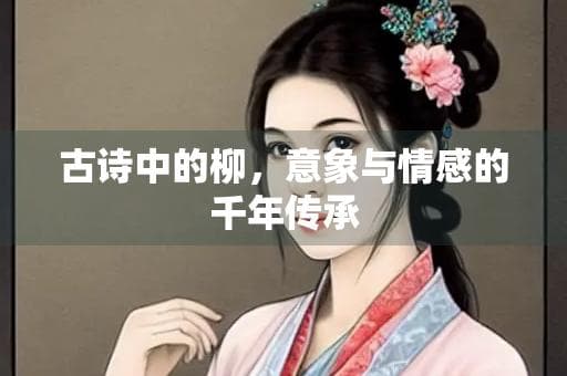 古诗中的柳，意象与情感的千年传承