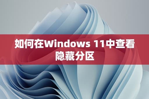 Windows 11系统中查看隐藏分区的三种方法