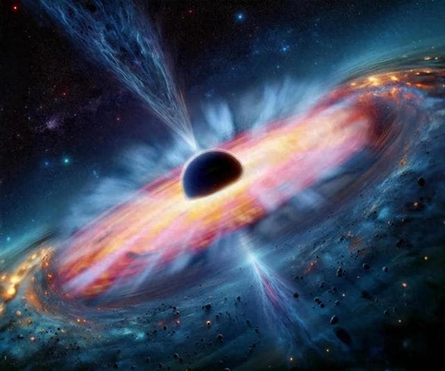 超大质量黑洞打破物理学定律 成为宇宙巨无霸