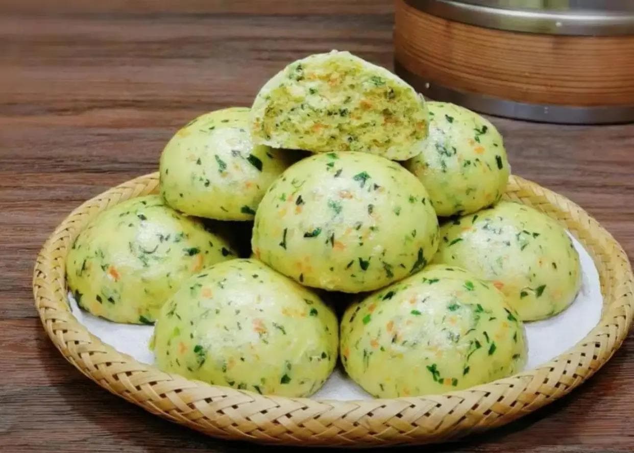 蔬菜馒头怎么蒸？网友给出方子，颜色好看还营养