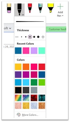 在 OneNote 中绘制和草绘笔记