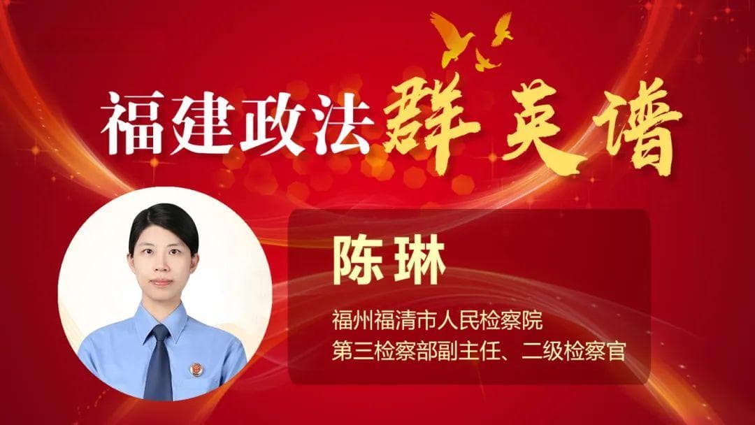 陈琳：匠心雕琢 守护公平正义