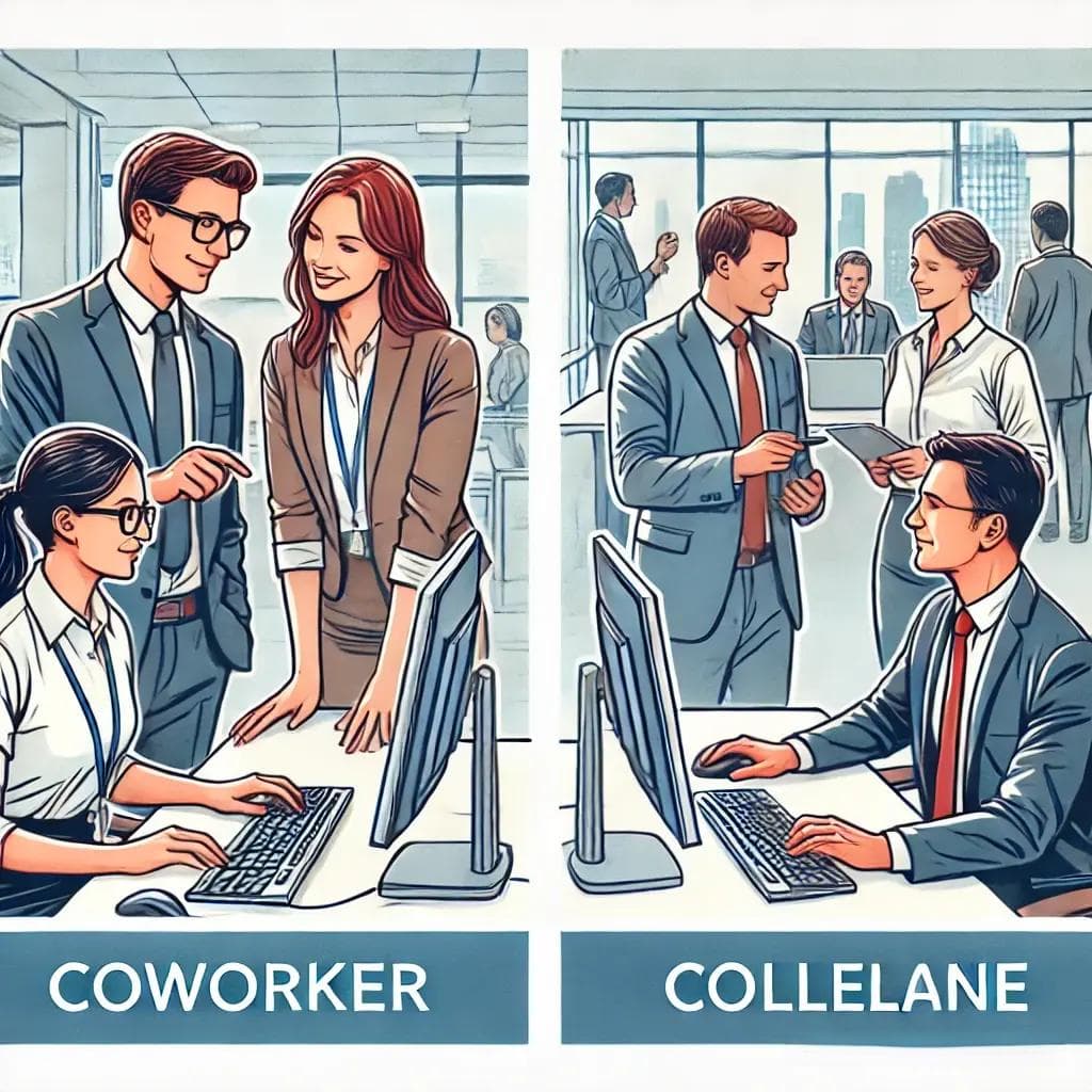英语：解析 “Coworkers” 和 “Colleagues” 的区别