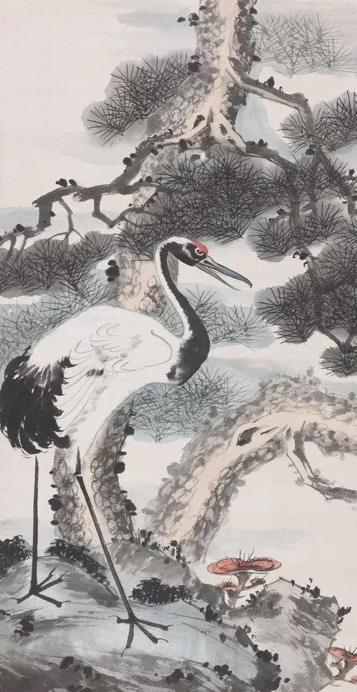 书画联盟丨松鹤画法集锦（学仙鹤的绝佳素材！）