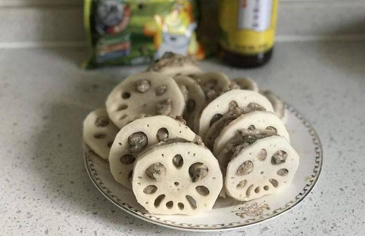 自己做炸藕合，一点也不难