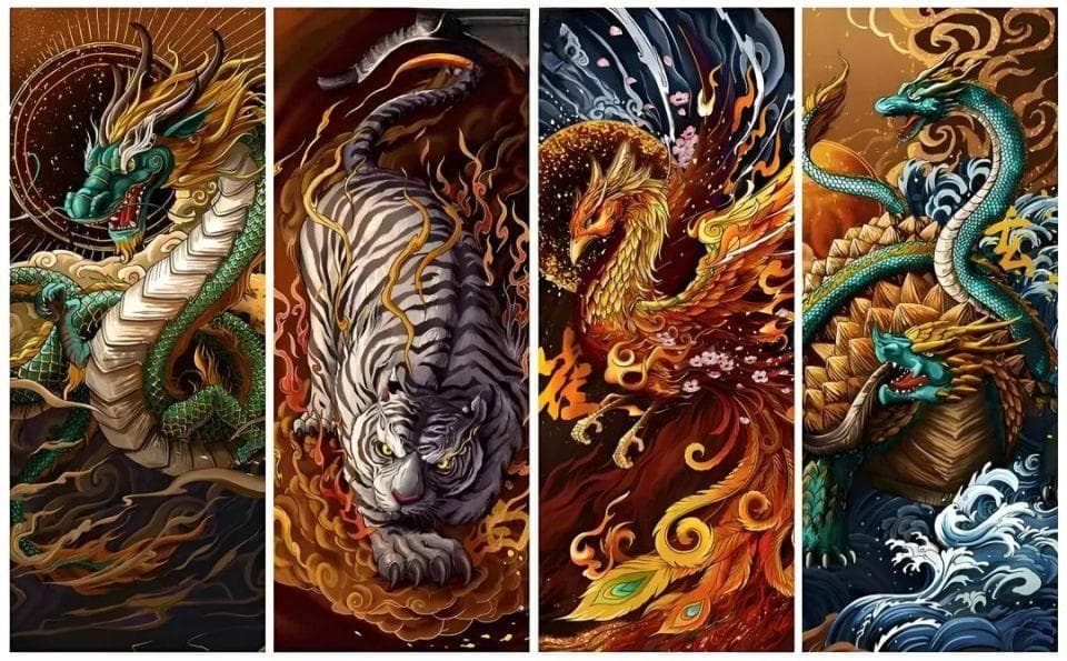 左青龙，右白虎，前朱雀，后玄武，那么中间是谁在镇守呢？