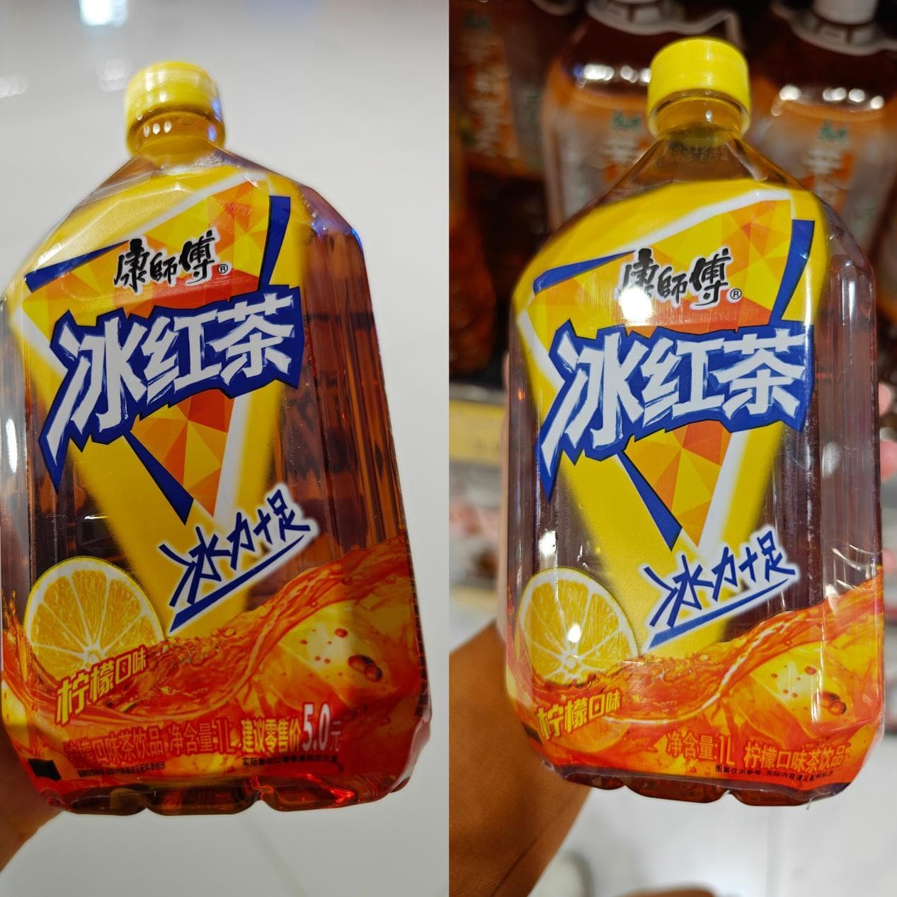 康师傅1L装冰红茶涨价，但个体超市还不敢涨