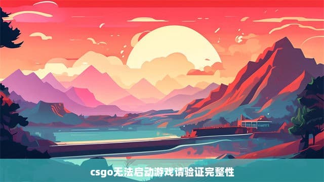CSGO启动故障怎么办？四种实用解决方案帮你轻松应对"验证完整性"错误