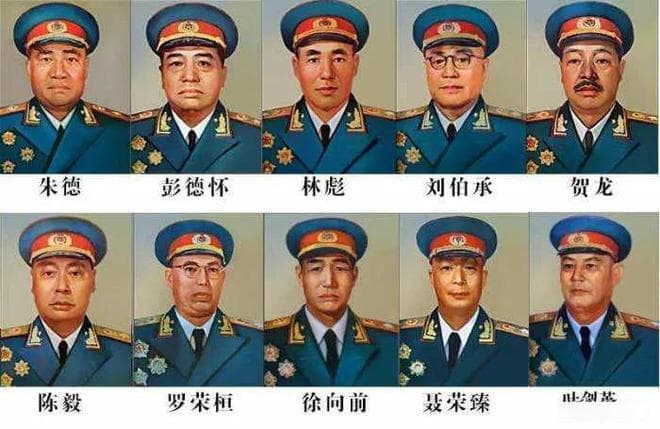 人民解放军五虎将之说索源，彭德怀、林彪、粟裕、刘伯承谁为首