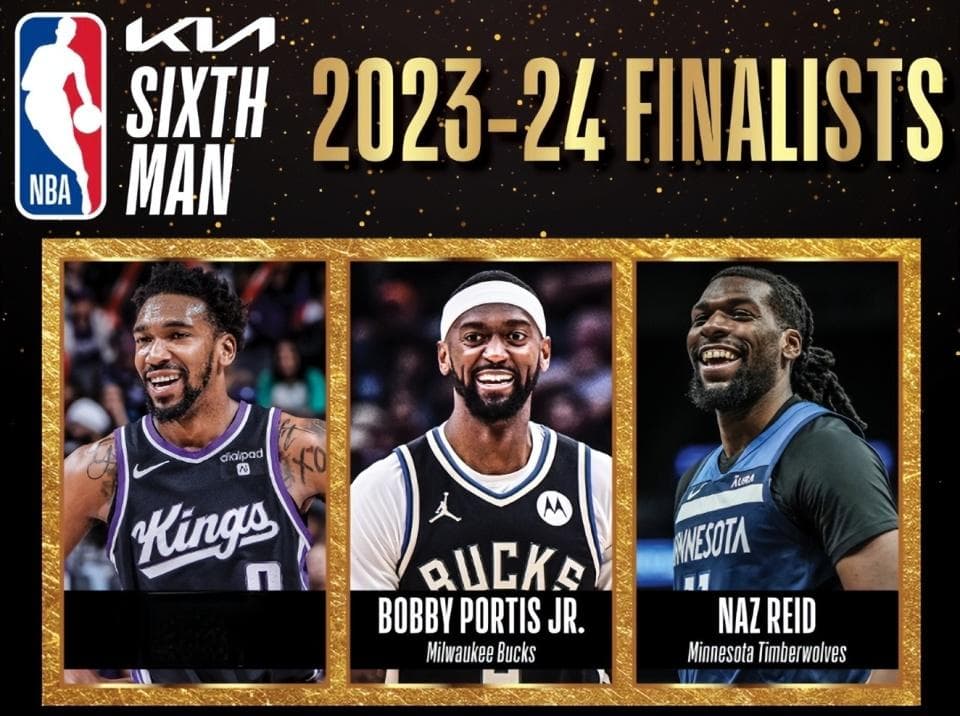 官宣！年度最佳第六人出炉，蒙克10分惜败，NBA神级纪录诞生