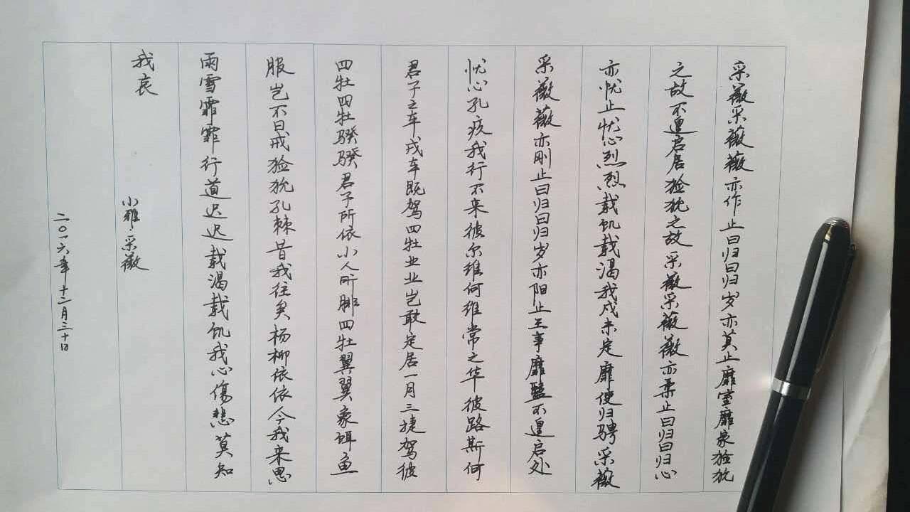 《小雅采薇》：古典诗歌中的情感深度与自然之美