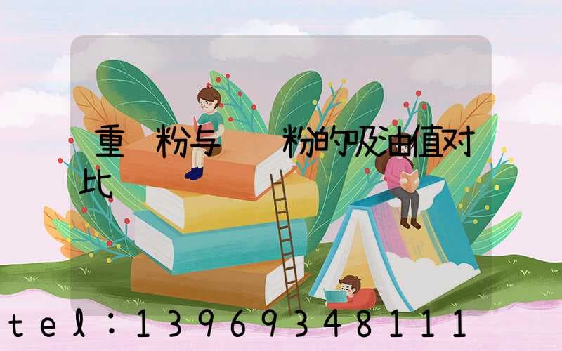 重钙粉与轻钙粉吸油值对比：理解材料特性的关键指南