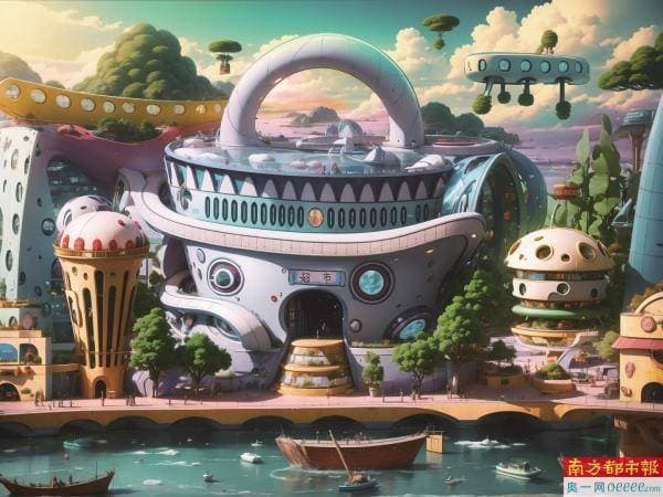 “手绘+AI”深圳少年畅想未来之城